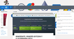 Desktop Screenshot of dineroparavagos.com